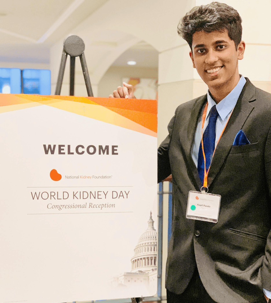 Kapil becomes a political advocate with the National Kidney Foundation, working to reform kidney policy and improve patient outcomes - View 2